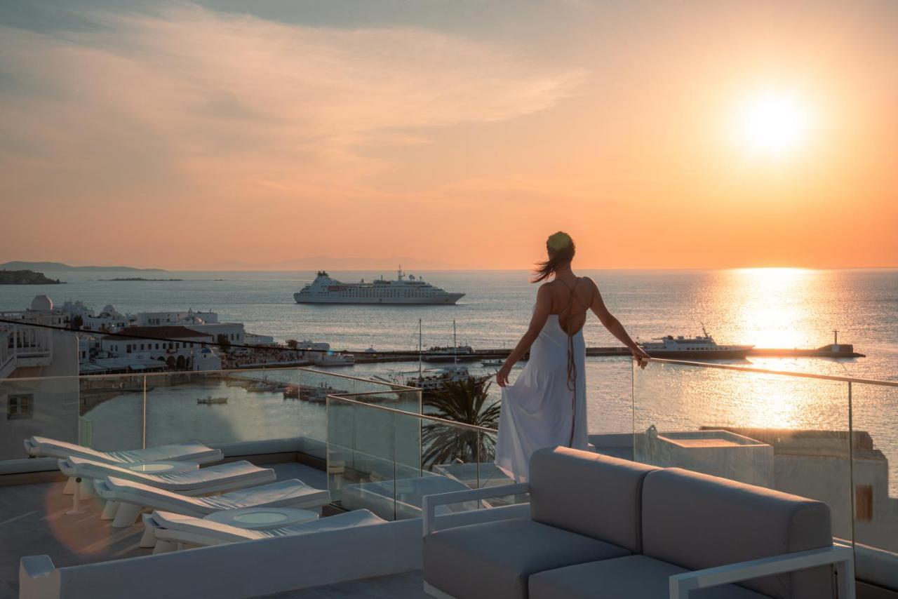 Petasos Chic Hotel Mykonos Town Bagian luar foto