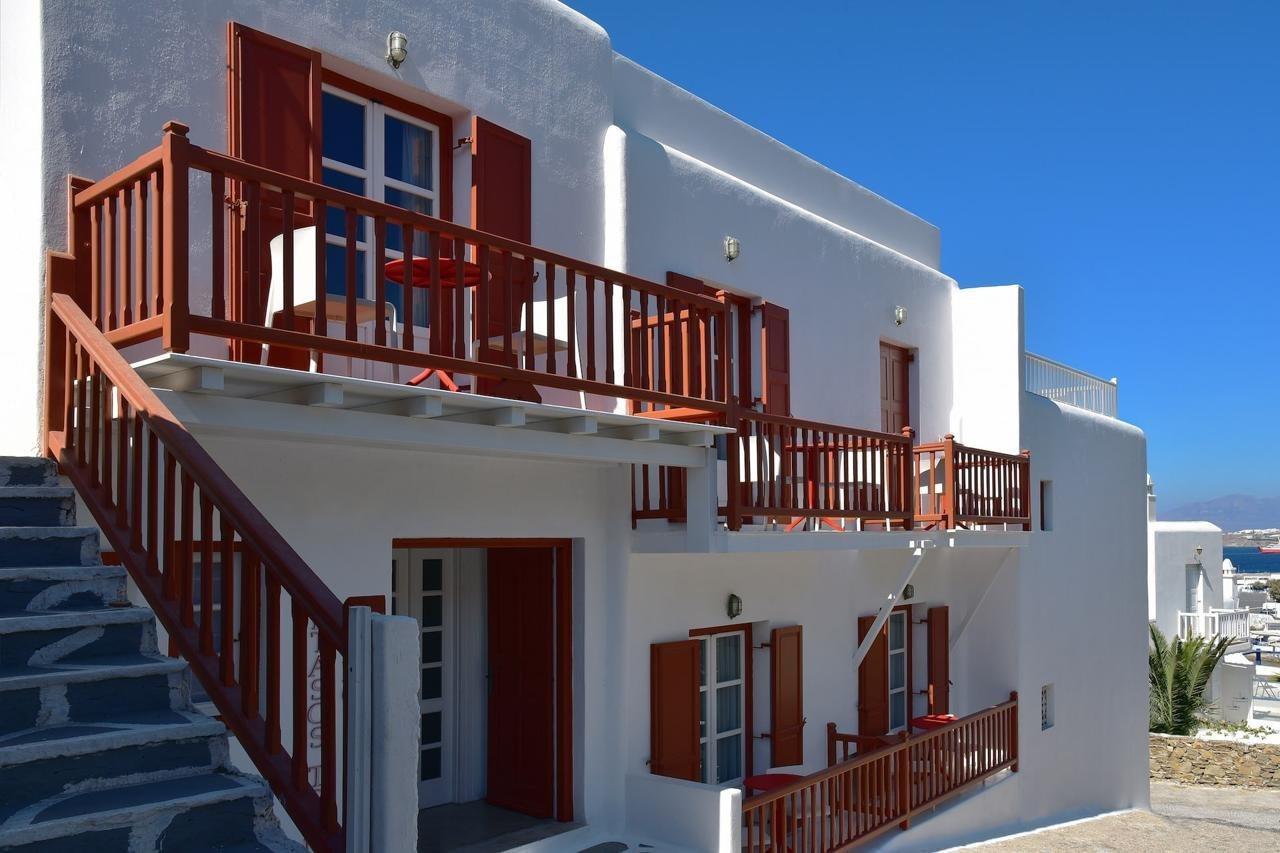 Petasos Chic Hotel Mykonos Town Bagian luar foto