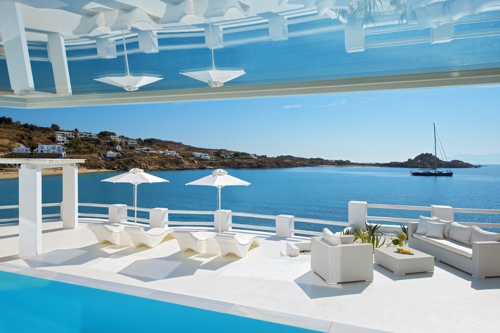 Petasos Chic Hotel Mykonos Town Bagian luar foto