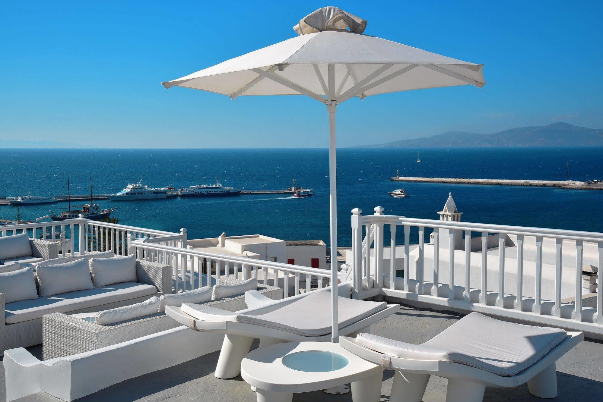 Petasos Chic Hotel Mykonos Town Bagian luar foto